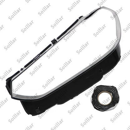 Left Side Front Headlight Lens Clear Cover+Sealant Fit BMW X3 X4 2022-2024 1Pcs