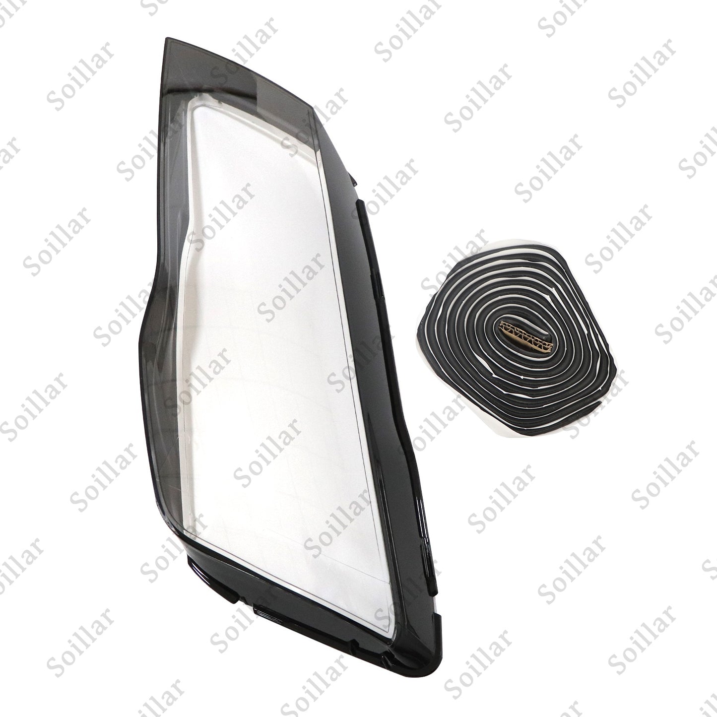 1x Front Left Headlight Clear Lens Shell+ Seal Glue For Audi A7 S7 RS7 2012-2015