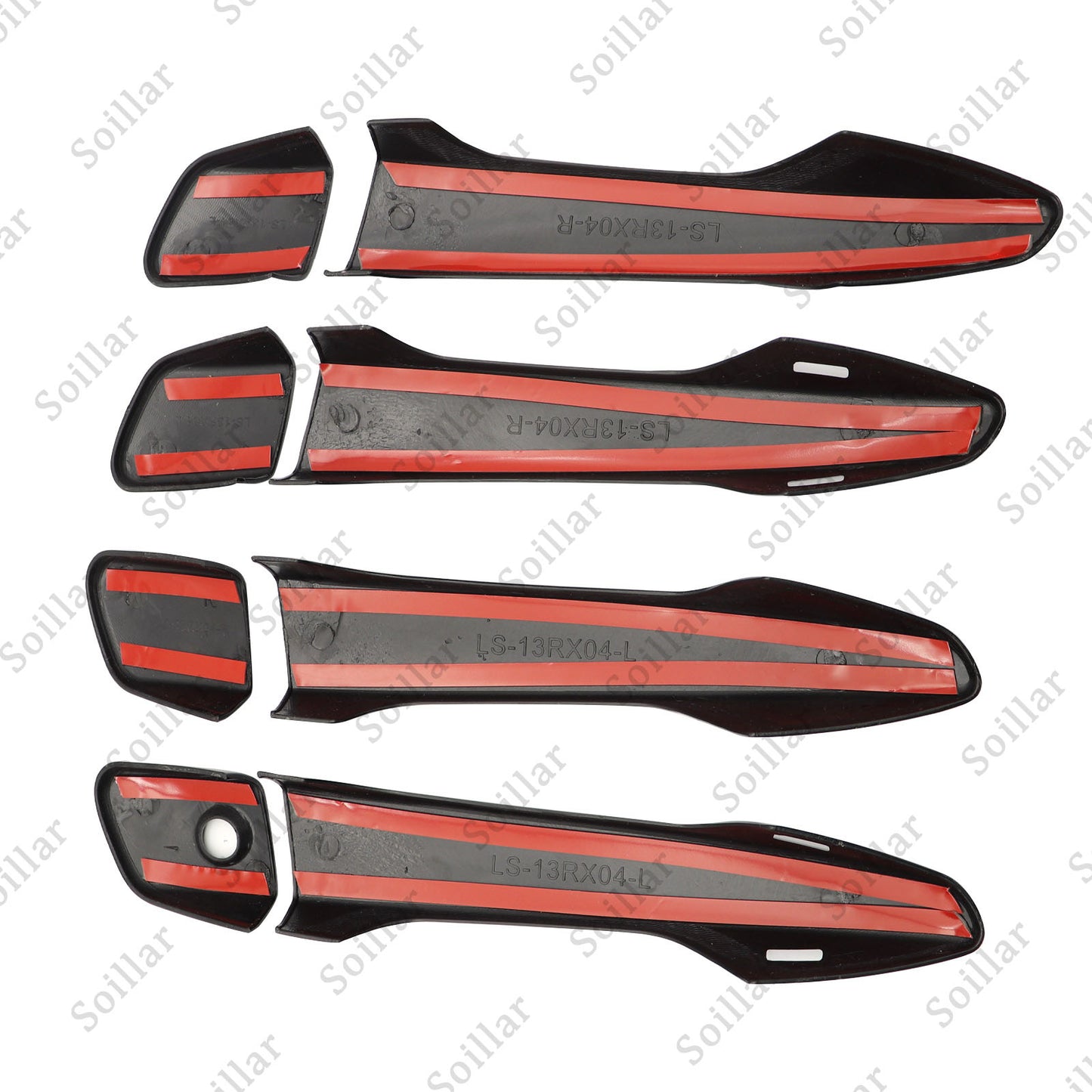For 2014-2022 LEXUS IS 13 14-2020 GS GLOSS BLACK Door Handle COVERS W/2 SMT KH