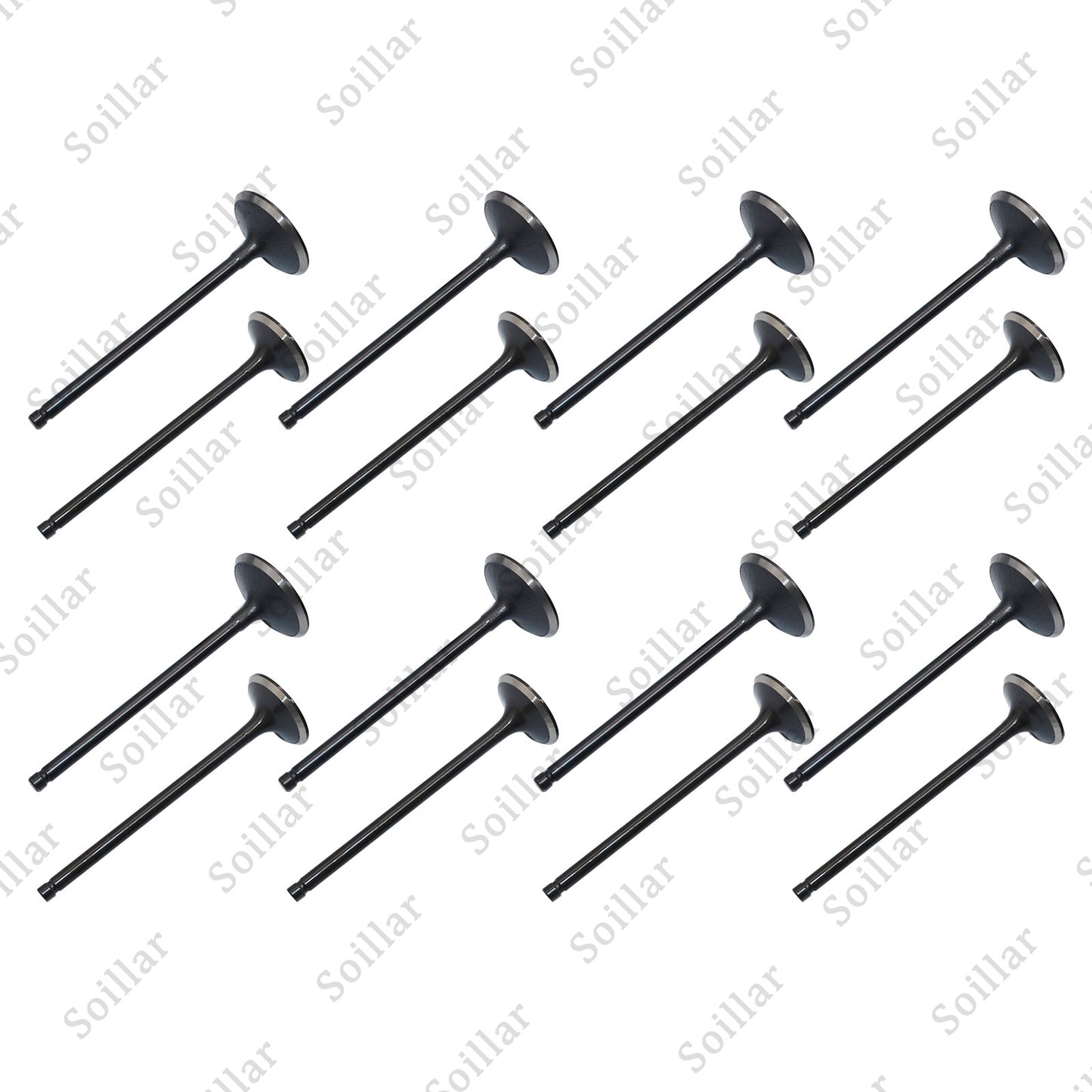 Intake Exhaust Valves Fits Ford Mazda Mercury 2.0L 2.3L 2.5L DOHC 16V