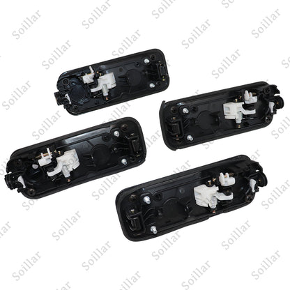 4pcs For Ford F150 2015-2020 Front And Rear Door Black Door Outer Handle