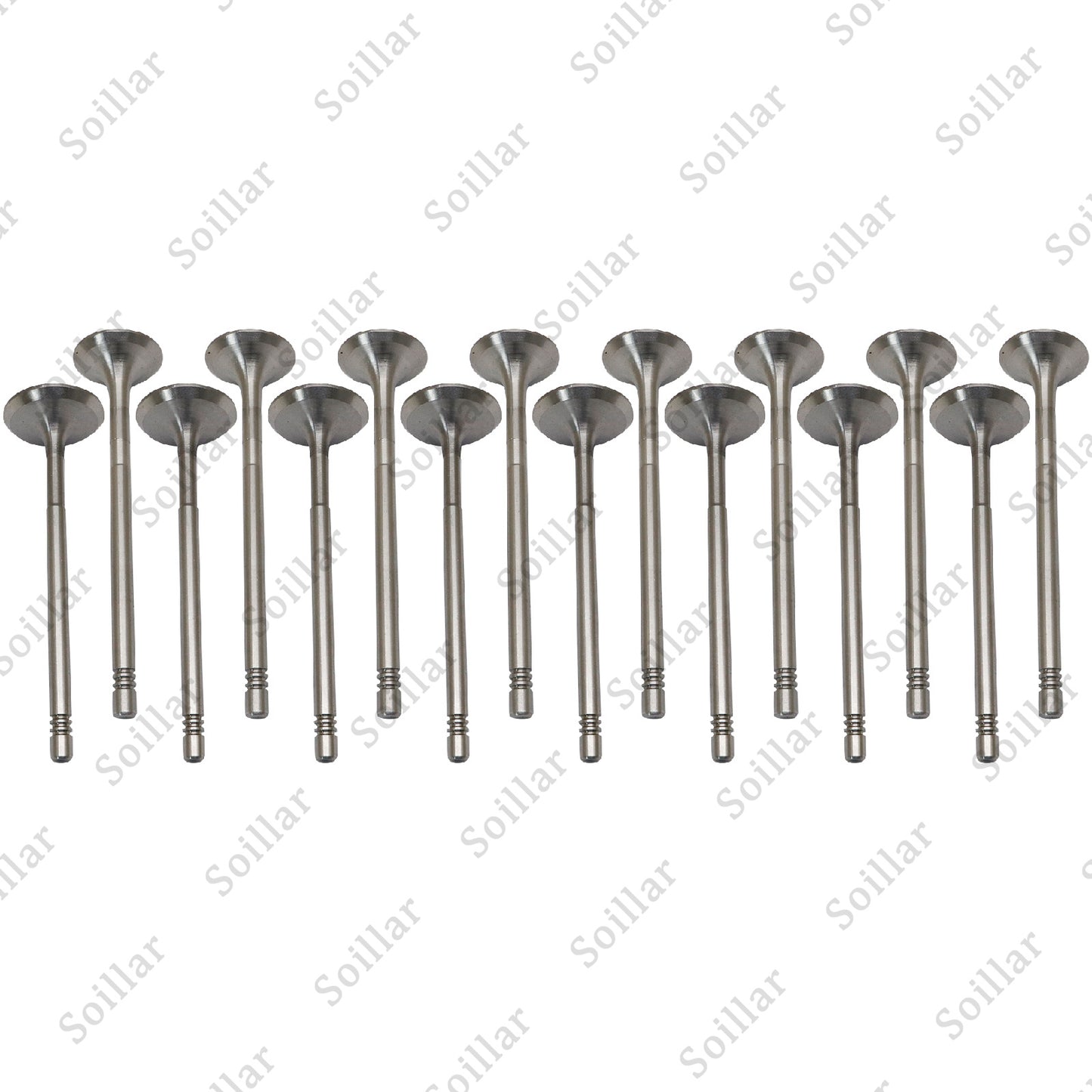 8x Intake Valves + 8x Exhaust Valves For Mercedes M271 W204 W212 C200 C250 E200