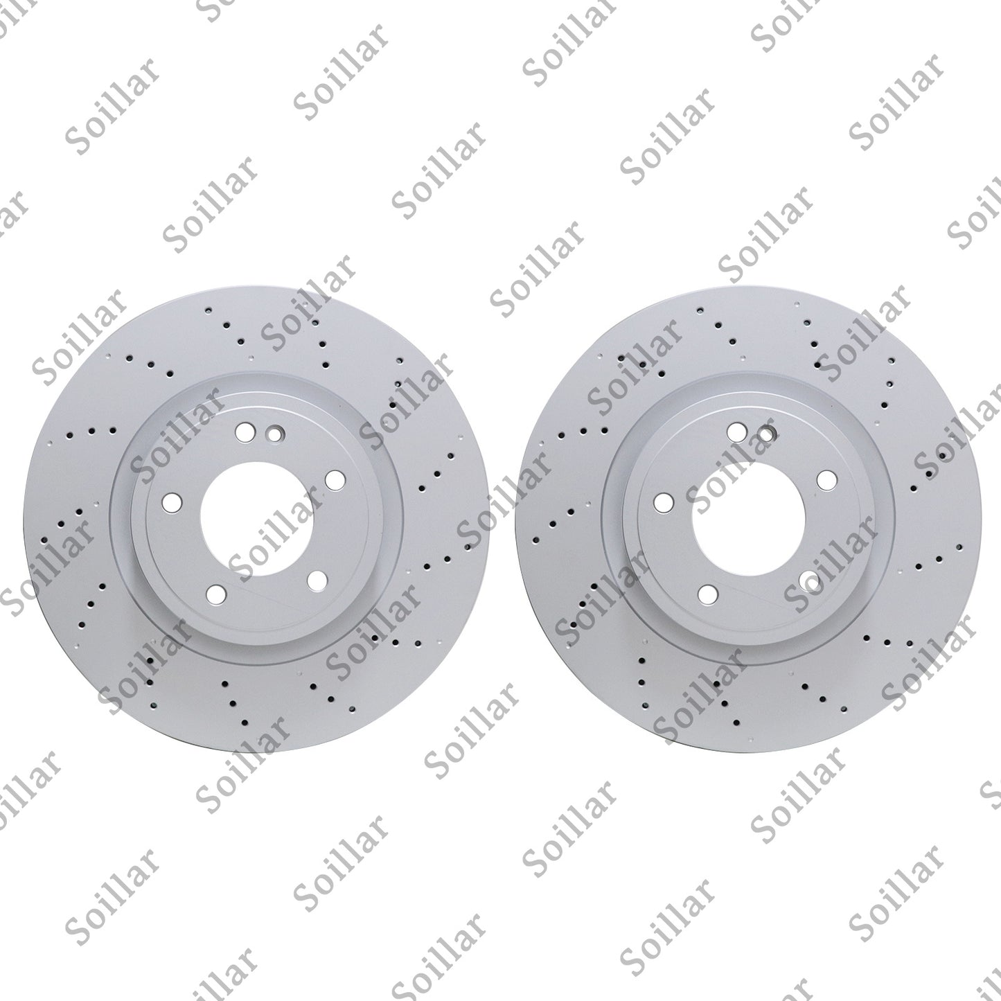 2Pcs Rear Brake Discs Rotors 4634230000 for Mercedes Benz G63 463 19 - 23