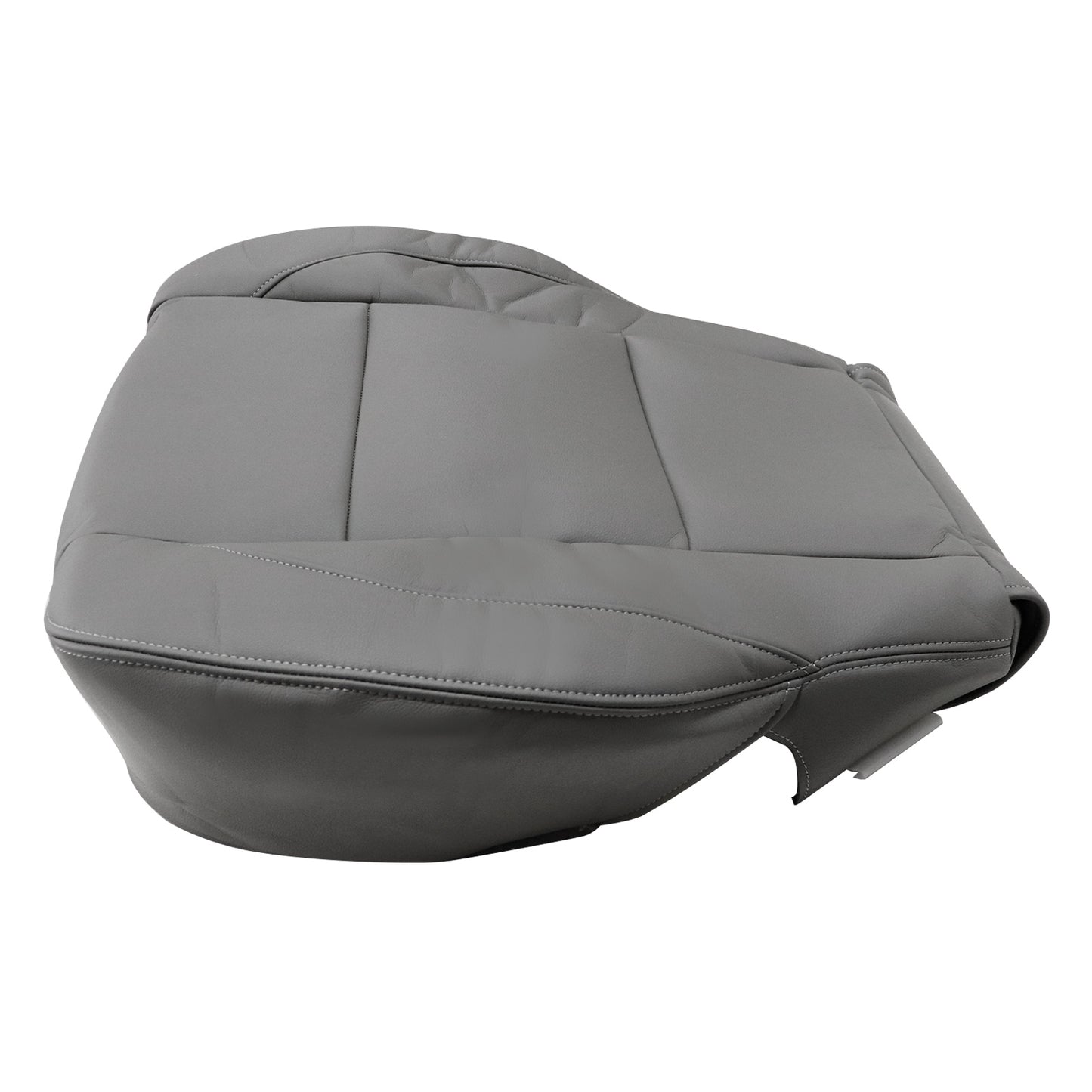 Driver Bottom Leather Seat Cover Gray For Nissan Titan 2005-2015 Replacement