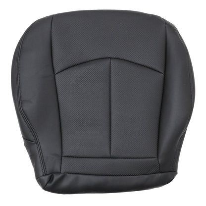 For 2003-2009 Mercedes Benz E63 E280 E300 E320 E350 E500 E550 Driver Bottom & Top PERFORATED Leather Seat Cover Black