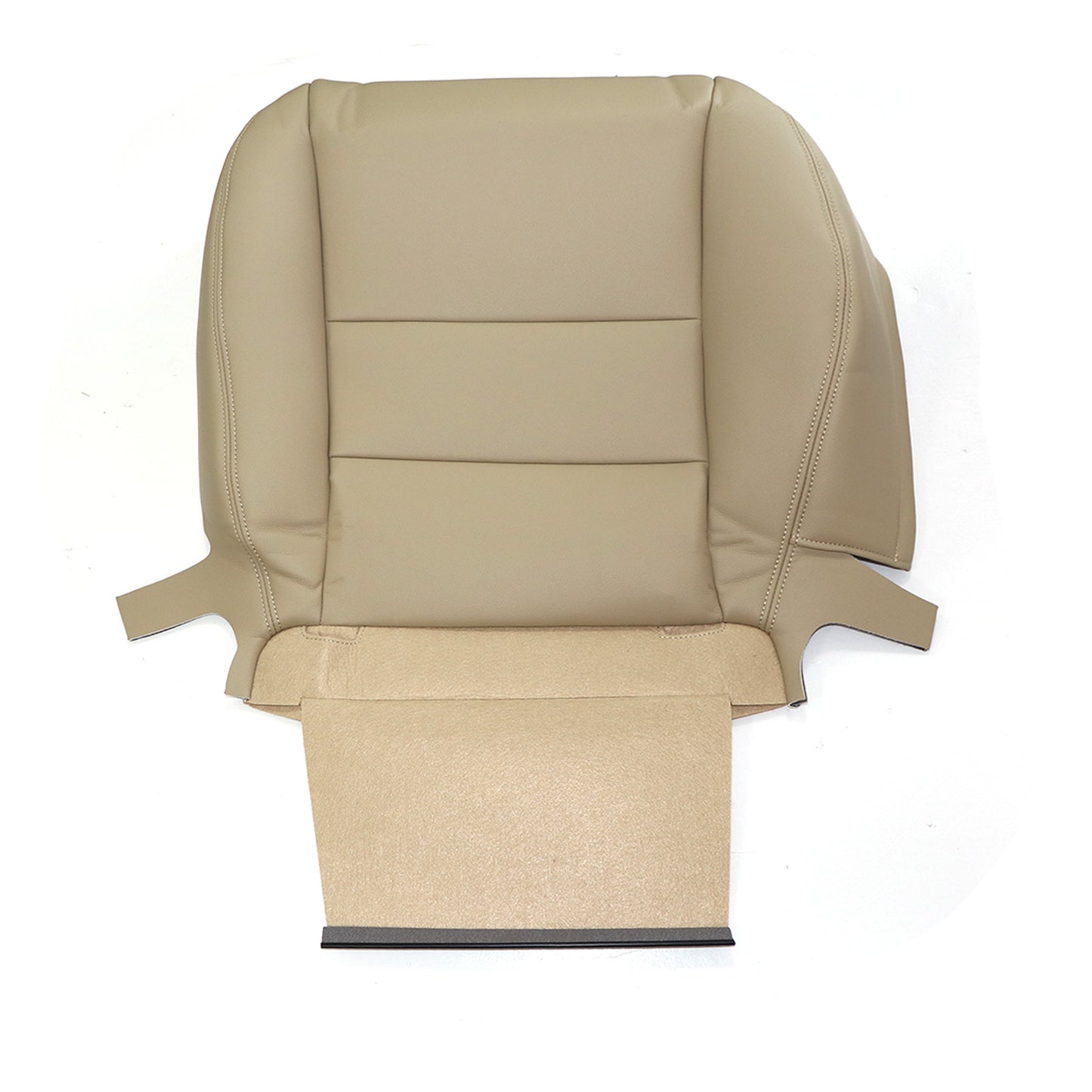 For 2003-2007 Honda Accord 4DR Front Driver & Passenger Bottom & Top Leather Seat Cover Tan