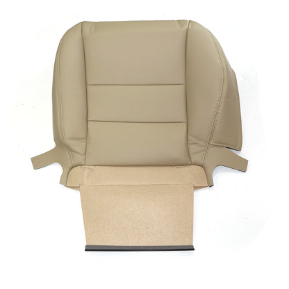 For 2003-2007 Honda Accord 4DR Front Driver & Passenger Bottom & Top Leather Seat Cover Tan