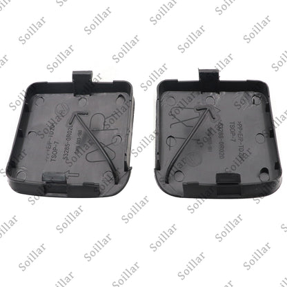 2pcs Tow Hook Covers Front Bumper Right Left Cap For Toyota RAV4 2009-2010 New