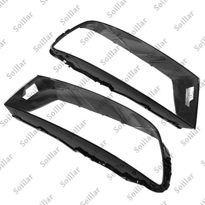 Left Right Headlamp Cover Headlight Shell Lens For Audi Q7 2017-2019