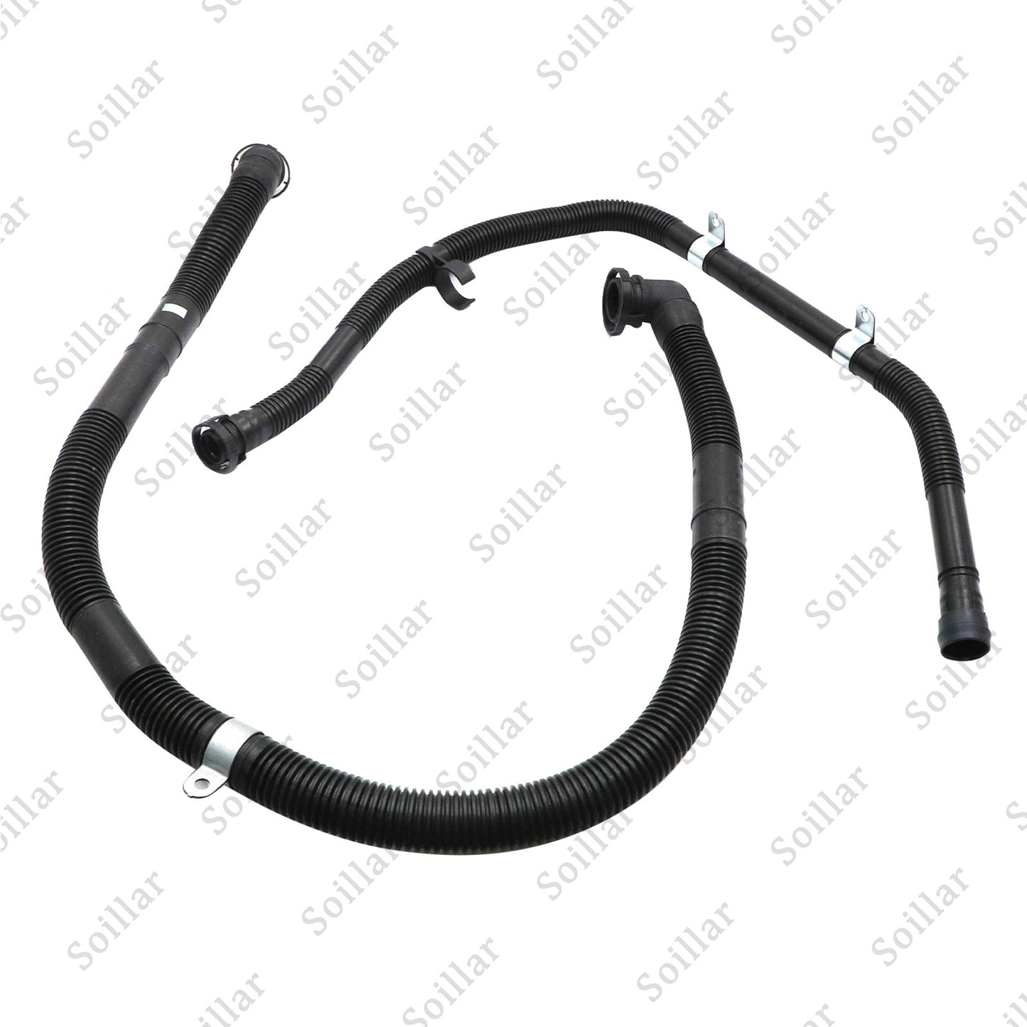 2PCS Air Pump Connecting Hose For VW Golf Jetta AWD AWW AUDI TT AWP 1.8T