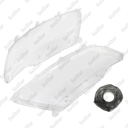 Pair Front Headlight Headlamp Lens Covers Left&Right For Lincoln MKX 2014-2018