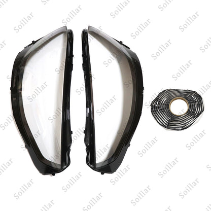 Headlight Headlamp Lens Cover+Sealant Glue For Mercedes-Benz S-Class W223 2020+