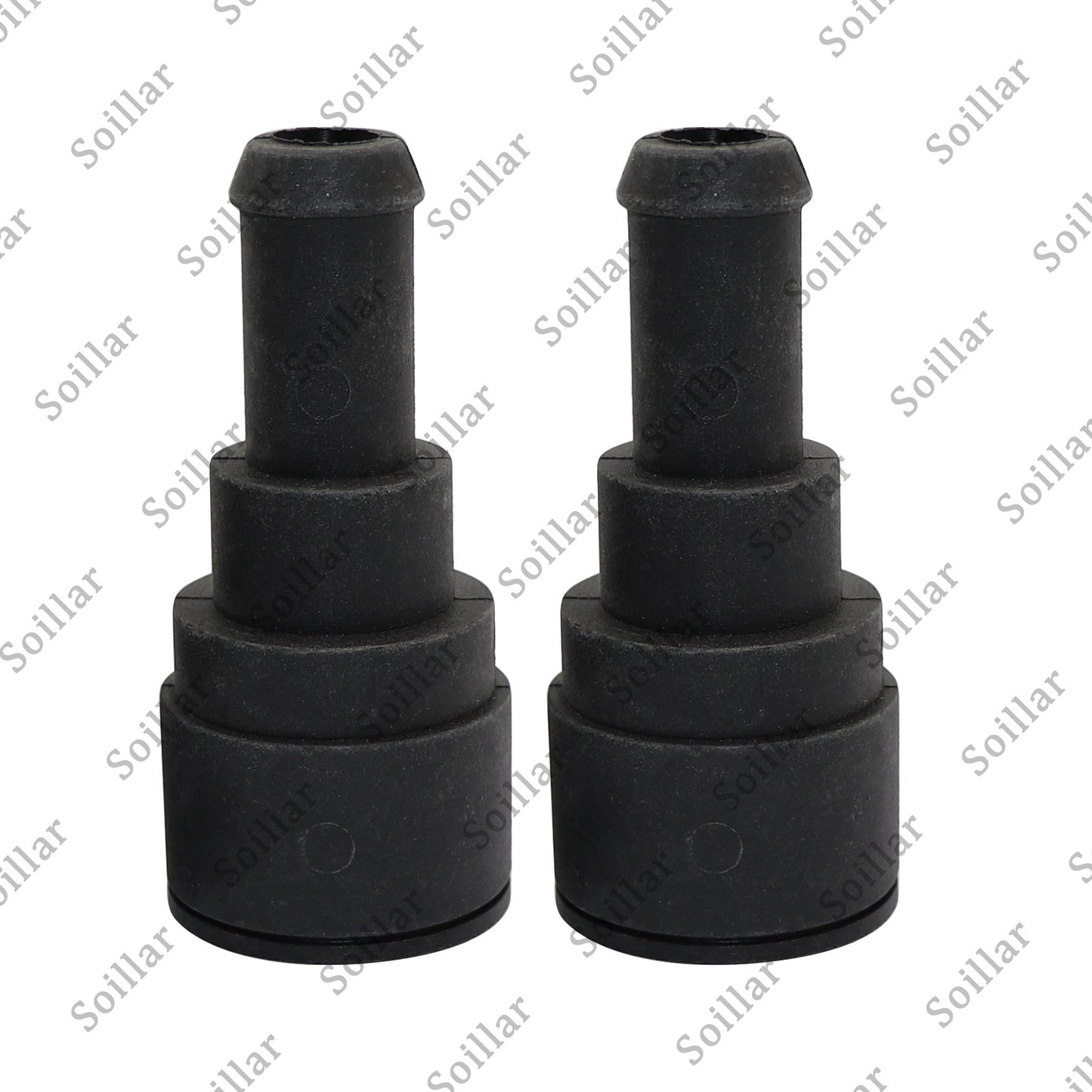2pcs Heater Core Coolant Hose Connector for Cadillac Chevrolet Tahoe GMC Buick