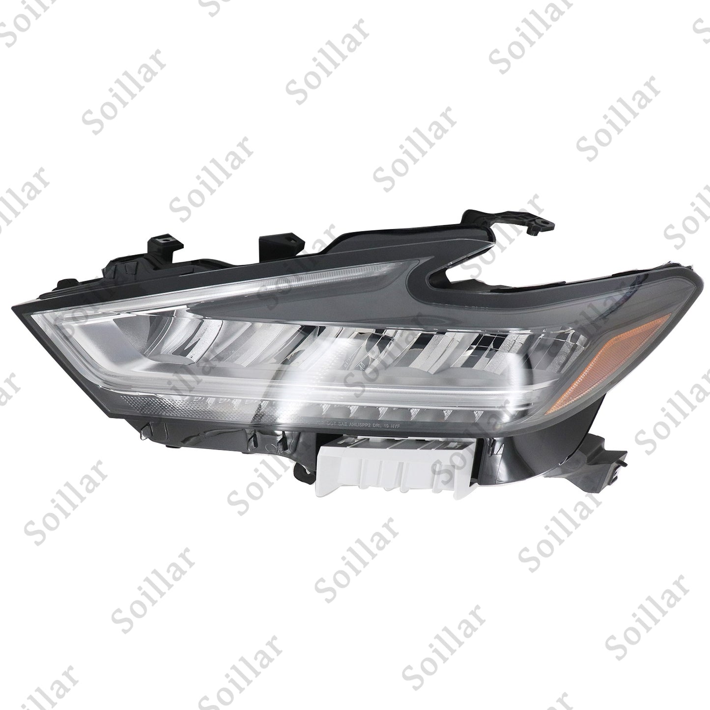 For Nissan Maxima 2019 2020 2021 Headlight LED Housing Chrome Driver Left Side