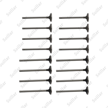 16PCS Intake Exhaust Valves Fit For 2011-2019 Buick Cadillac Chevrolet 1.4L DOHC