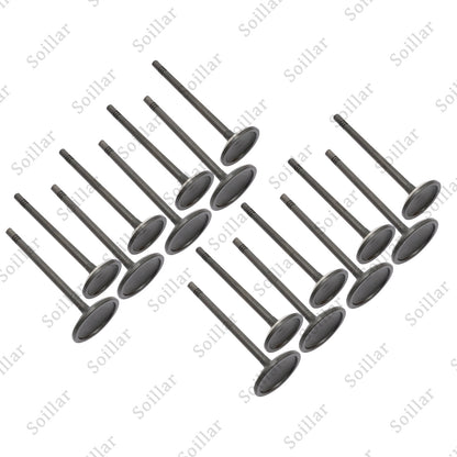 8pcs Intake+8pcs Exhaust Valves Fit 00-14 Ford Mercury Lincoln 4.6 5.4L 16V