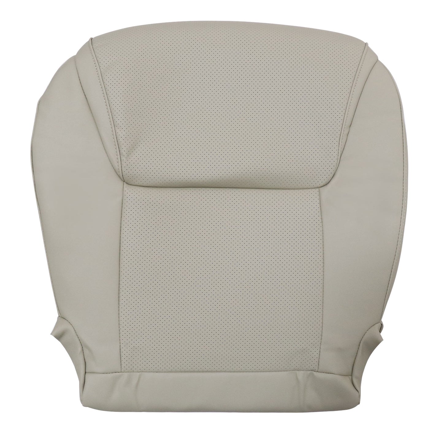 For 2008-2015 Lexus LX570 Front Driver & Passenger Bottom & Top Perforated Leather Seat Cover Tan