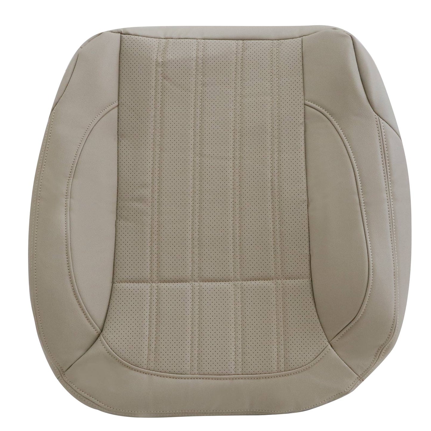 For 2013-2016 Mercedes Benz GL350 GL450 Front Driver Bottom Leather Seat Cover Tan