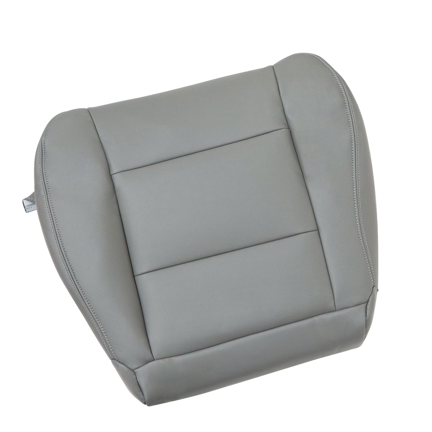 For 1998-2007 Toyota Land Cruiser Front Driver & Passenger Bottom & Top Leather Seat Cover Gray