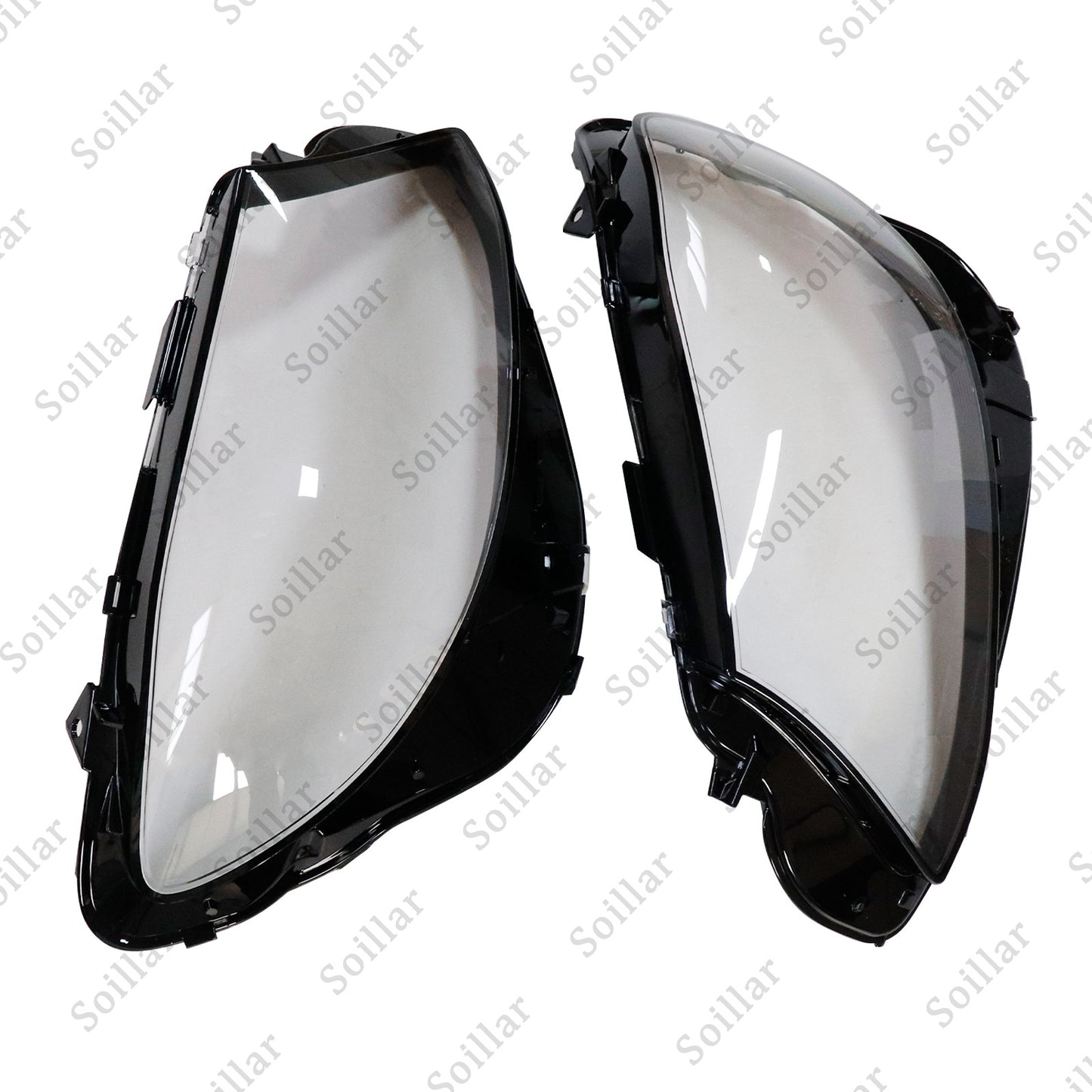 2x Headlight Lens Cover Shell For 2016-2023 Mercedes Benz E Class W213 E300 E450