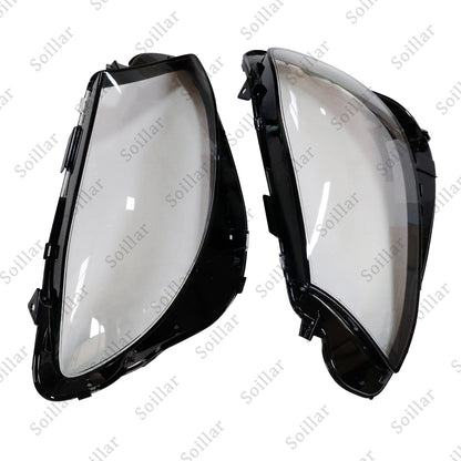2x Headlight Lens Cover Shell For 2016-2023 Mercedes Benz E Class W213 E300 E450