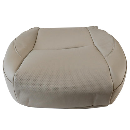 For 2007-2012 Lexus ES350 Driver Bottom Perforated Leather Seat Cover Tan