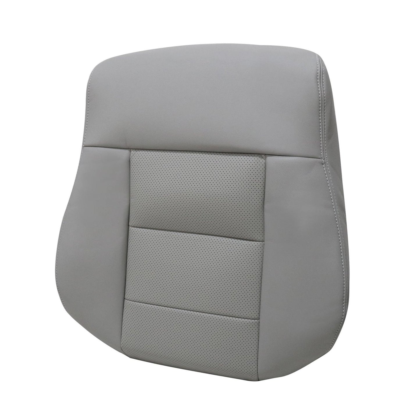 For 2010-2016 Mercedes Benz E200 E250 E300 E350 Passenger Top Replacement Leather Seat Cover Gray