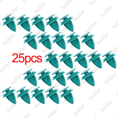 25x Mean Mug Auto Door Trim Panel Retainer 9mm Hole Clips For Toyota 90467-10188