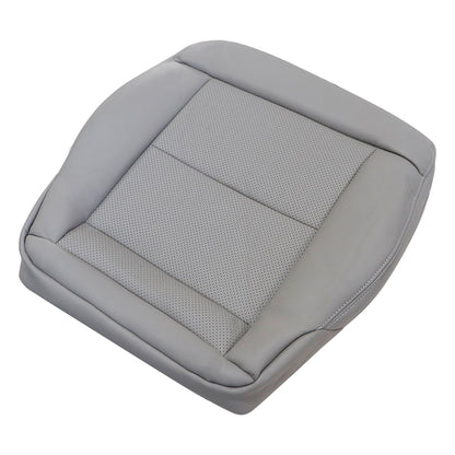 For 2010-2016 Mercedes Benz E200 E250 E300 E350 Driver & Passenger Bottom & Top PERFORATED Leather Seat Cover Gray