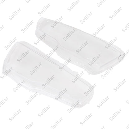 Pair Headlight Lens Cover For Mitsubishi Lancer EX 2008 2009 2010 2011 2012-2016
