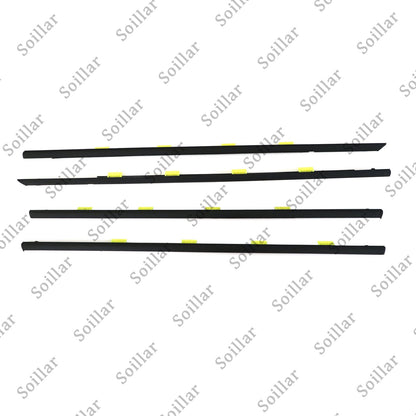 NEW DOOR BELT WEATHER STRIP MOLDING SEAL SET For Honda Civic 4 DOOR 1996~2000
