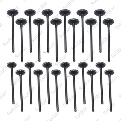 Intake Exhaust Valves Fit For 01-15 Acura Honda 3.2L-3.7L V6 VTEC SOHC 24v J37A