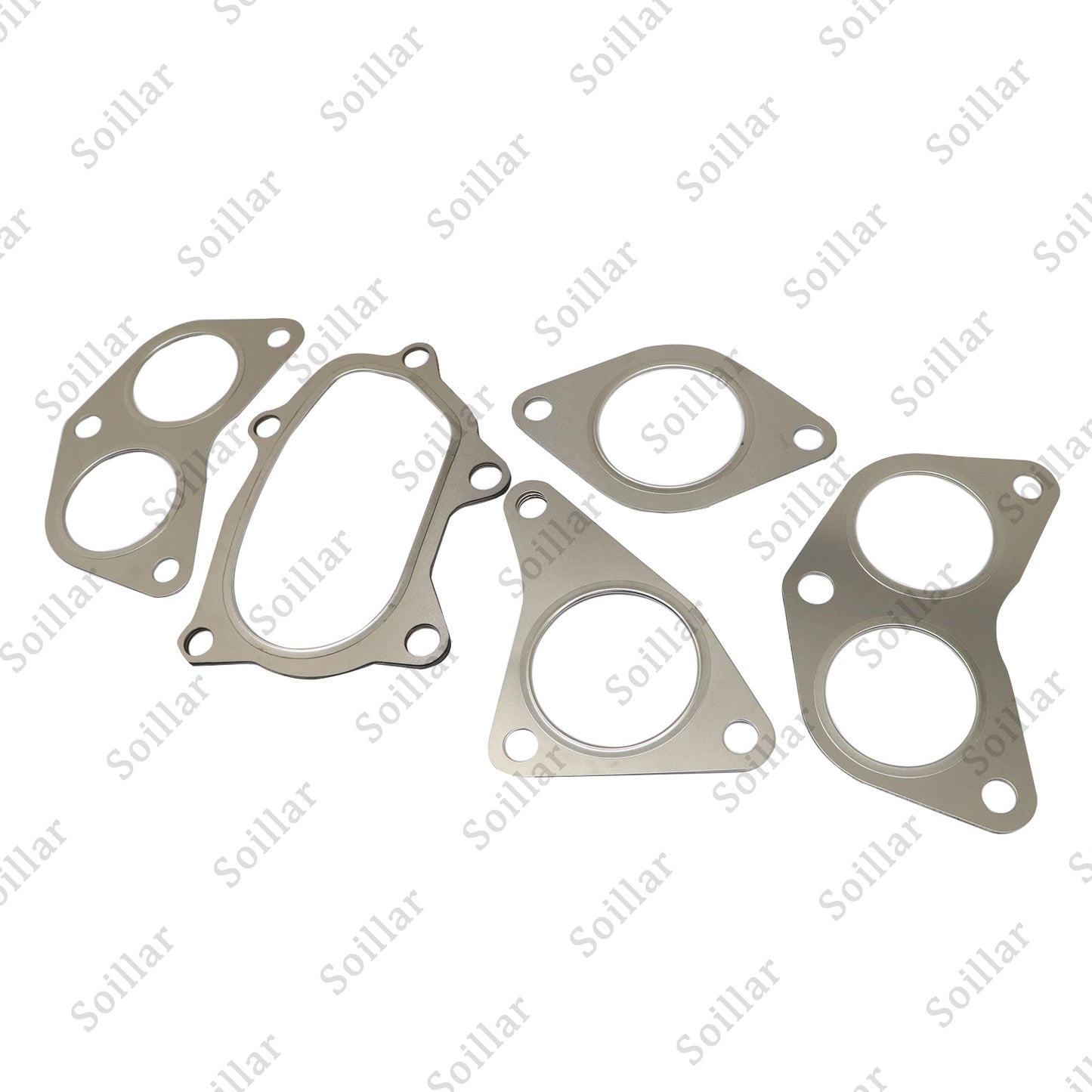 For Subaru Impreza WRX STi GT TURBO Up Down Pipe Exhaust Manifold Gasket SET