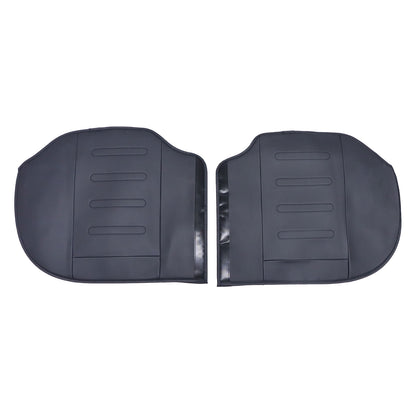 Fits Toyota Leather Car Seat Covers Front + Rear Seat Protectors Black Tailored
