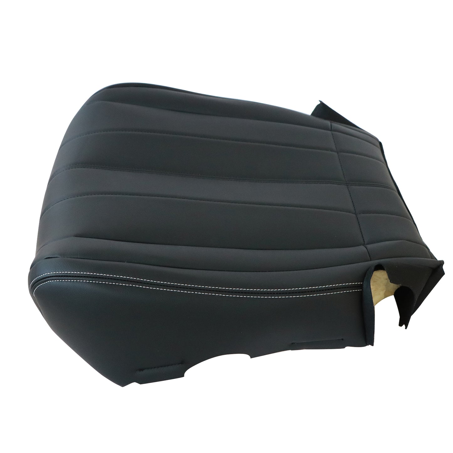 Driver Bottom Leather unperforated Seat Cover Black For Infiniti QX70 2014