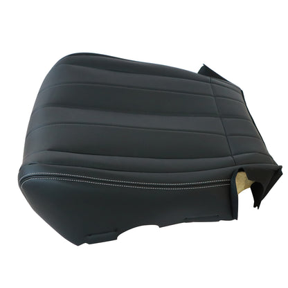 Driver Bottom Leather unperforated Seat Cover Black For Infiniti QX70 2014