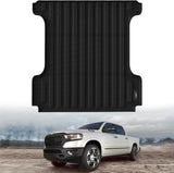 TPE Trunk Cargo Liner Floor Bed Mat 5.7Ft Black For 2019-2026 Ram 1500/1500 RHO