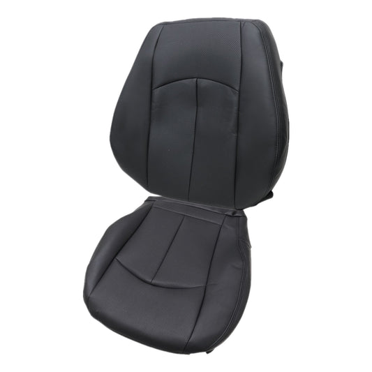 For 2003-2009 Mercedes Benz E63 E280 E300 E320 E350 E500 E550 Driver Bottom & Top PERFORATED Leather Seat Cover Black