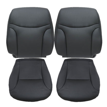 For 2002-2006 Lexus ES300 ES330 Front Driver & Passenger Bottom & Top Leather Seat Cover Black