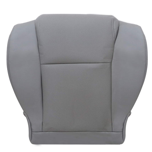 For 2007 to 2013 Toyota Sequoia Tundra Driver Bottom Perforated Leather Seat Cover Gray