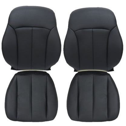 For 2010-2014 Subaru Outback Legacy Front Driver & Passenger Bottom & Top Leather Seat Cover Tan