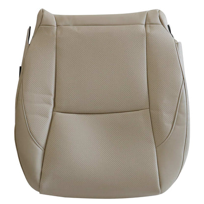 For 2007-2012 Lexus ES350 Driver Bottom Perforated Leather Seat Cover Tan