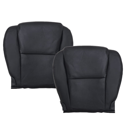 For 2006-2011 Lexus GS350 GS450h GS460 Front Driver & Passenger Bottom Leather Seat Cover Black