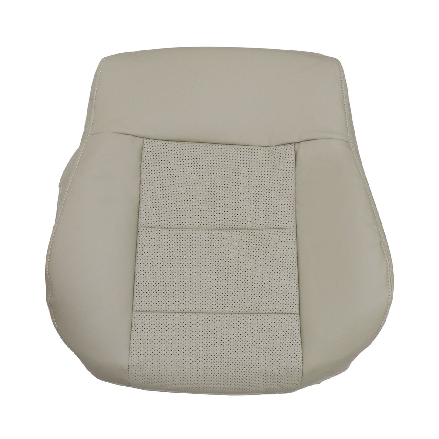 For 2010-2016 Mercedes Benz E200 E250 E300 E350 Passenger Top Replacement Leather Seat Cover Tan