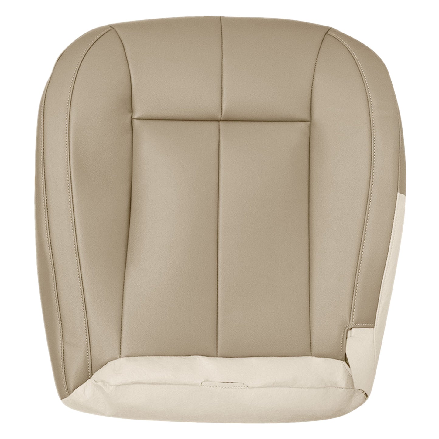 For 1999-2004 Jeep Grand Cherokee Front Driver Bottom Leather Seat Cover Tan