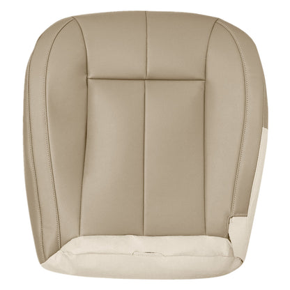 For 1999-2004 Jeep Grand Cherokee Front Driver Bottom Leather Seat Cover Tan