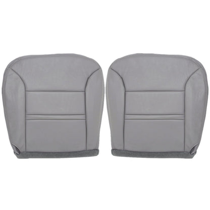 For 2000 2001 Ford Excursion Limited Driver & Passenger Bottom Seat Cover Gray