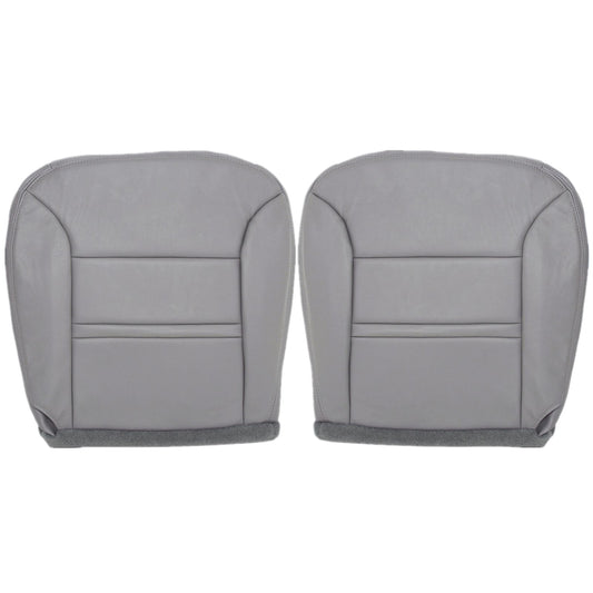 For 2000 2001 Ford Excursion Limited Driver & Passenger Bottom Seat Cover Gray