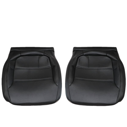 Fit For 2011-2017 Volkswagen Jetta Front Bottom Leather Seat Cover Black