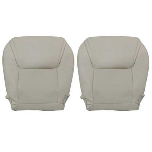 For 2008-2015 Lexus LX570 Front Driver & Passenger Bottom Perforated Leather Seat Cover Tan